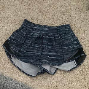 Grey lululemon running shorts